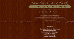 Desktop Screenshot of clarktrucking.com